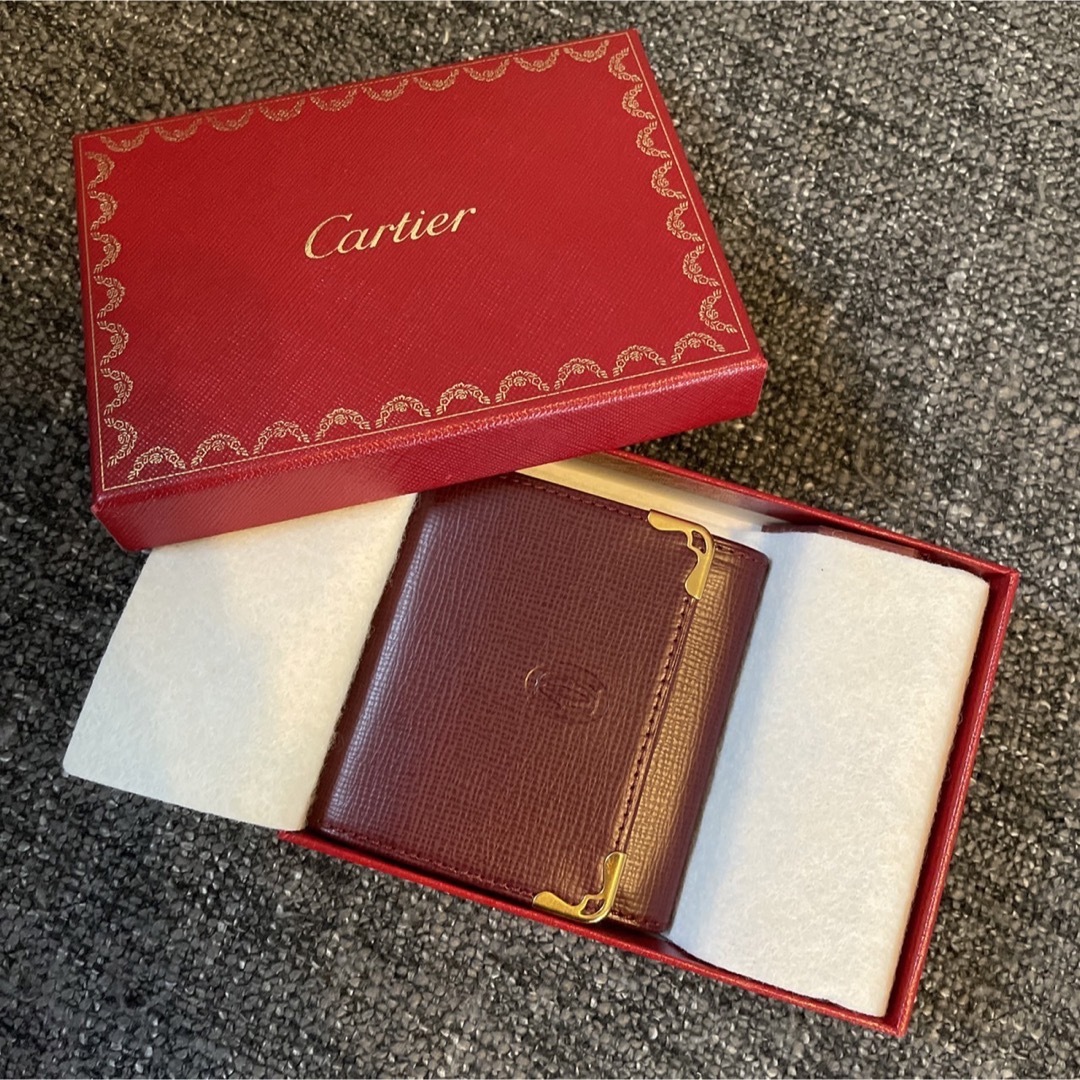 ☆新品箱付 Cartier カルティエ マストライン コインケース☆証明書付 8