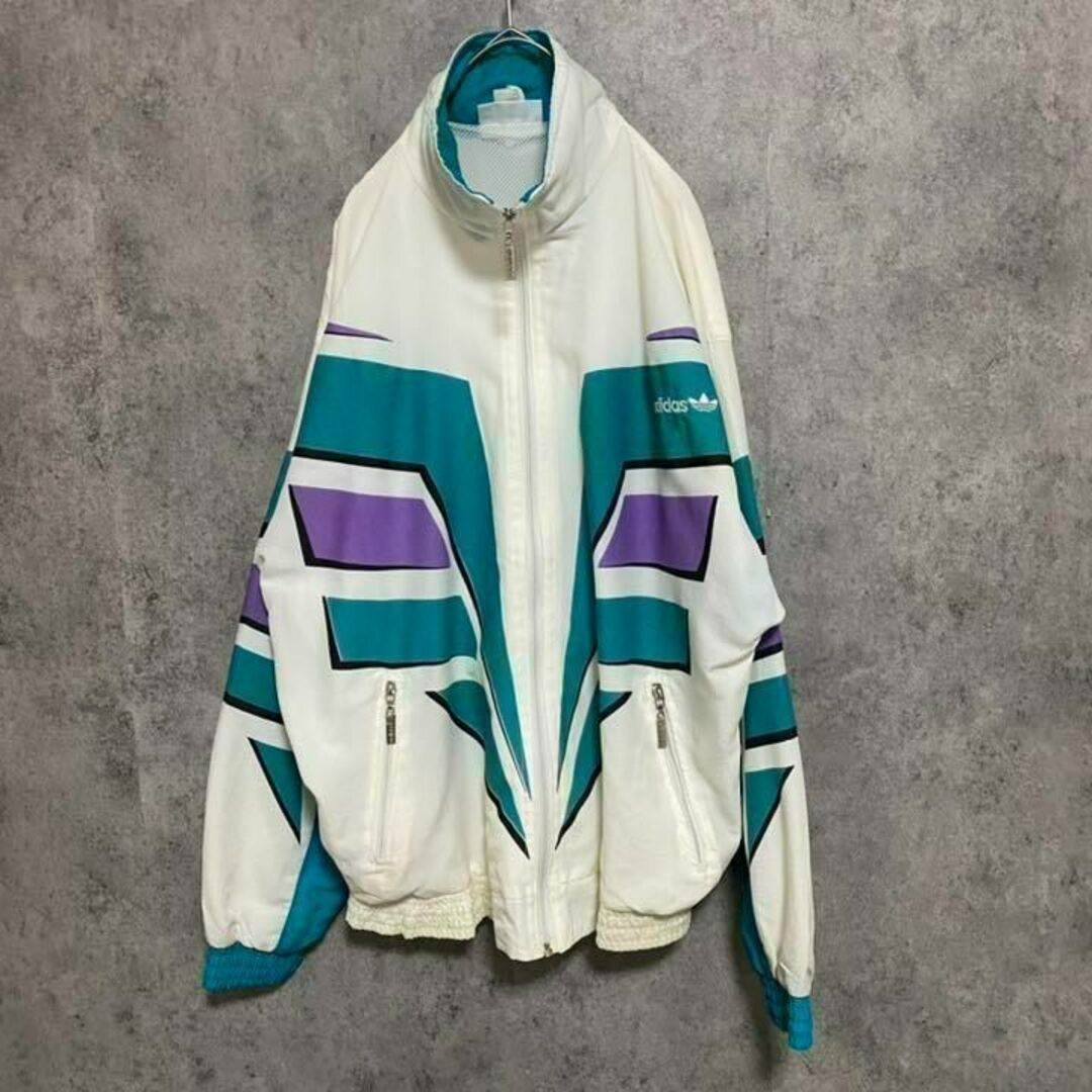 90s 　adidas アディダスオリジナルス　ナイロンジャケット