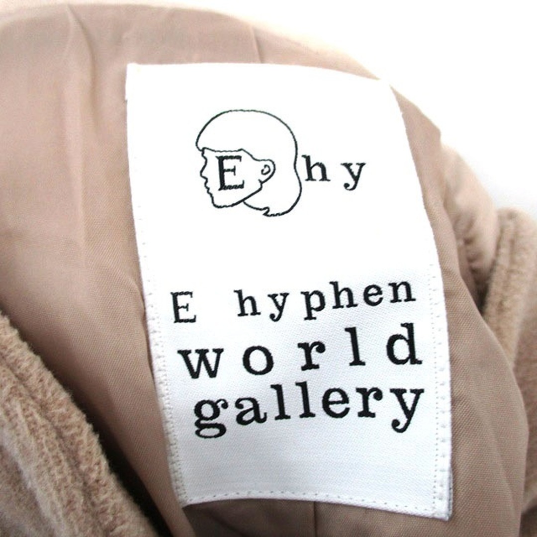 E hyphen world gallery(イーハイフンワールドギャラリー)のイーハイフンワールドギャラリー ダッフル コート アウター フード ショート レディースのジャケット/アウター(ダッフルコート)の商品写真