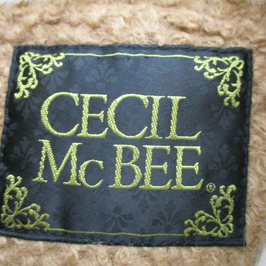 CECIL McBEE(セシルマクビー)のセシルマクビー ステンカラー コート アウター ミドル丈 フェイクファー レディースのジャケット/アウター(その他)の商品写真