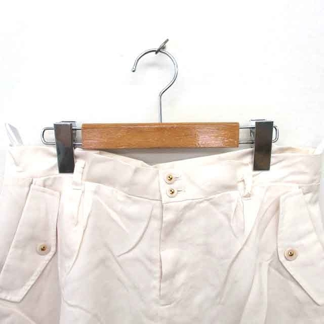 INDEX(インデックス)のインデックス タグ付き キュロット ショート パンツ 薄手 L ライトベージュ レディースのパンツ(キュロット)の商品写真