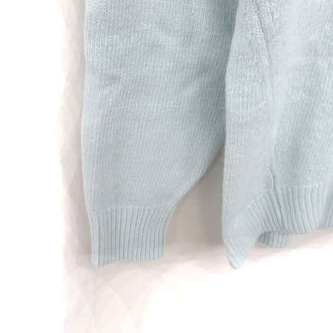 BAYFLOW(ベイフロー)のベイフロー ニット セーター Vネック ウール混 七分袖 2 ミントグリーン レディースのトップス(ニット/セーター)の商品写真