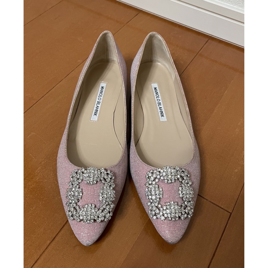 MANOLO BLAHNIK - 【美品】マノロブラニク ハンギシ フラットシューズ