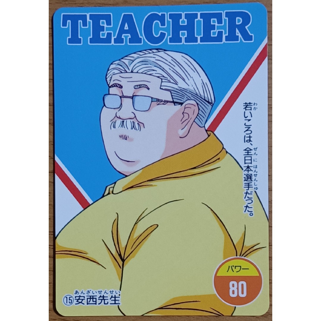 SLAM DUNK スラムダンク バンダイ アマダ カードセット 安西先生