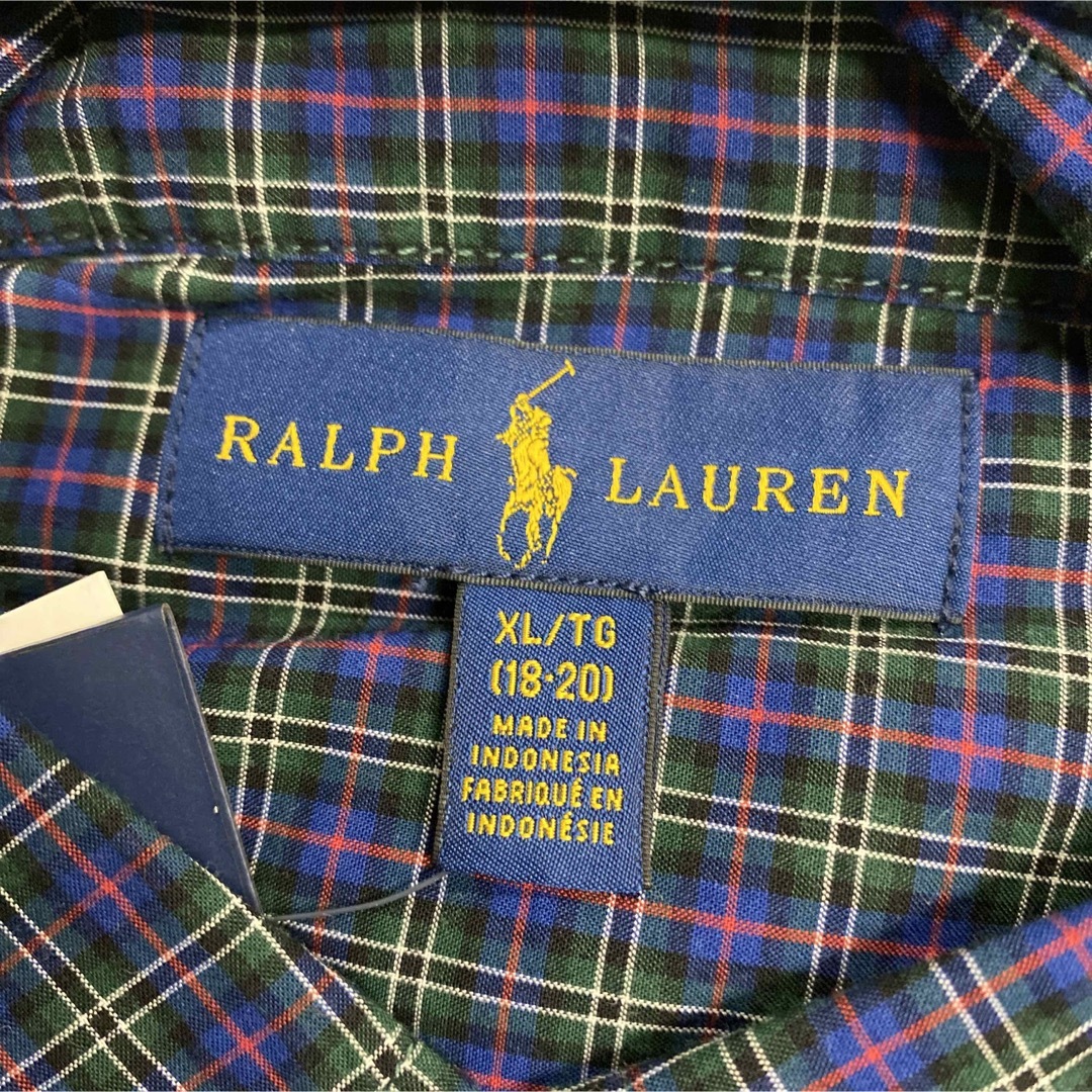 Ralph Lauren(ラルフローレン)のラルフローレン⭐︎ボタンダウンシャツ　170 新品 キッズ/ベビー/マタニティのキッズ服男の子用(90cm~)(ブラウス)の商品写真