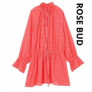 ローズバッド(ROSE BUD)の27: 【未使用】ローズバッド　透けジャカードチュニック(シャツ/ブラウス(長袖/七分))