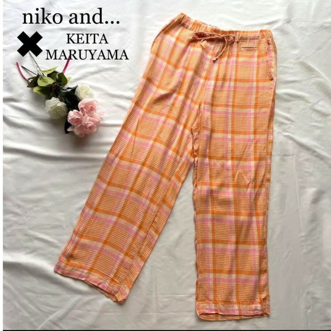 niko and...(ニコアンド)のkeita maruyama niko and…　チェックパンツ レディースのパンツ(カジュアルパンツ)の商品写真