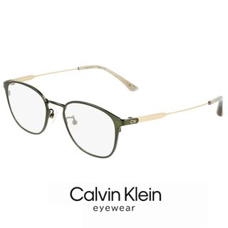 カルバンクライン(Calvin Klein)の【新品】 メンズ カルバンクライン メガネ ck23120lb-320 calvin klein 眼鏡 48mm 50mm 選べるサイズ めがね チタン メタル フレーム ウェリントン型(サングラス/メガネ)