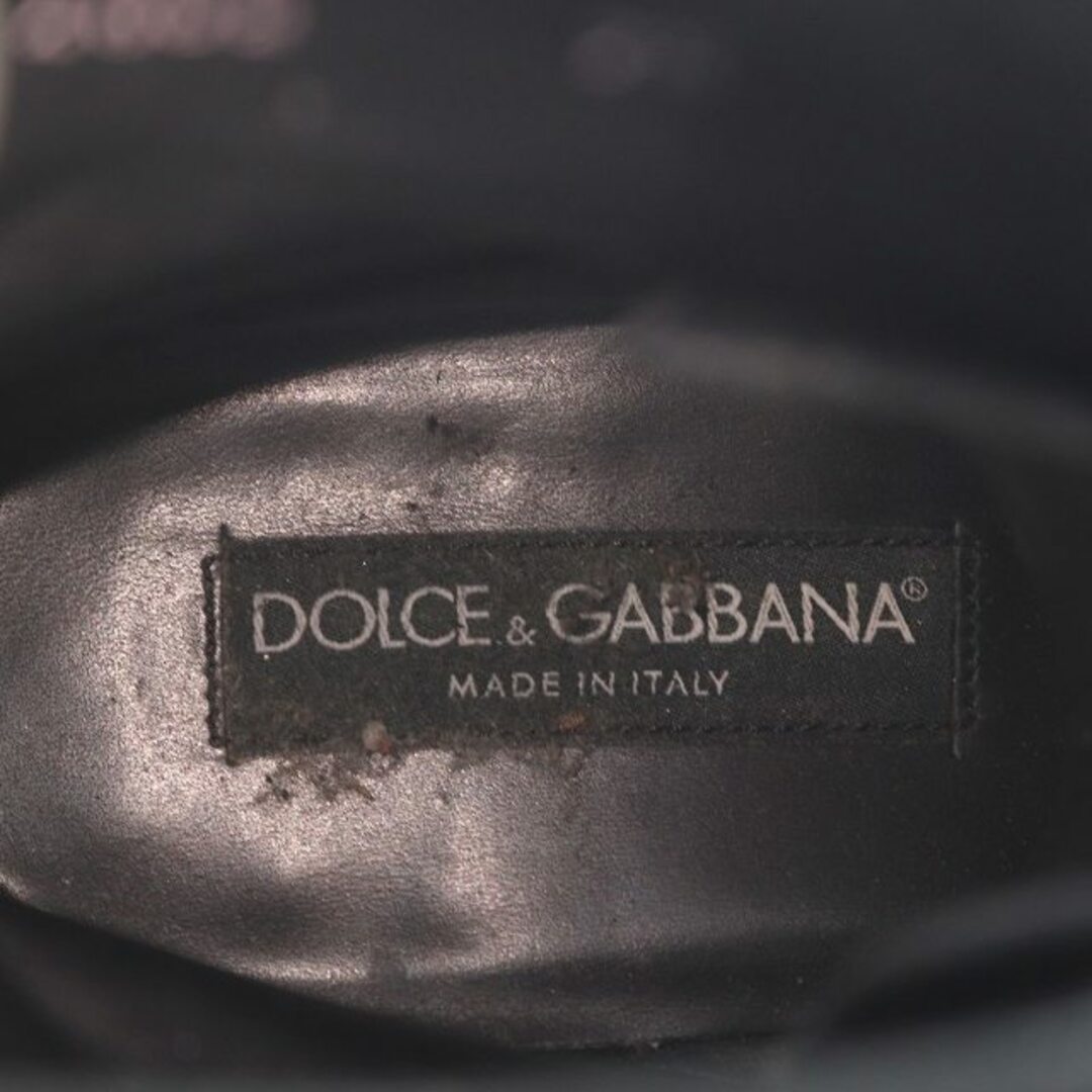 DOLCE&GABBANA(ドルチェアンドガッバーナ)のDOLCE&GABBANA ショートブーツ レースアップ ペイント加工 25.5 メンズの靴/シューズ(ブーツ)の商品写真