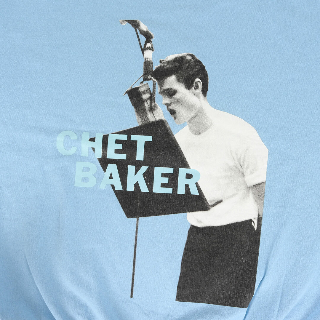 WACKO MARIA(ワコマリア)のWACKO MARIA ワコマリア スウェット サイズ:XL 22SS CHET BAKER チェット・ベイカー クルーネック スウェットシャツ SWEAT SHIRT TYPE-3 ブルー トップス トレーナー コラボ 【メンズ】【中古】 メンズのトップス(スウェット)の商品写真