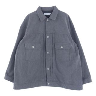 GRAPHPAPER グラフペーパー デニムジャケット 20SS GM201-30097B COLORFAST DENIM JACKET カラーファスト デニムジャケット グレー系 1【中古】(その他)