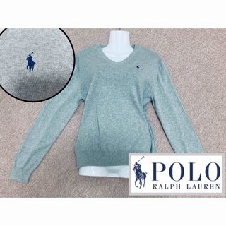 ポロラルフローレン(POLO RALPH LAUREN)の☆Polo Ralph Lauren☆ レディースロゴ刺繍ニット　Mサイズ(ニット/セーター)