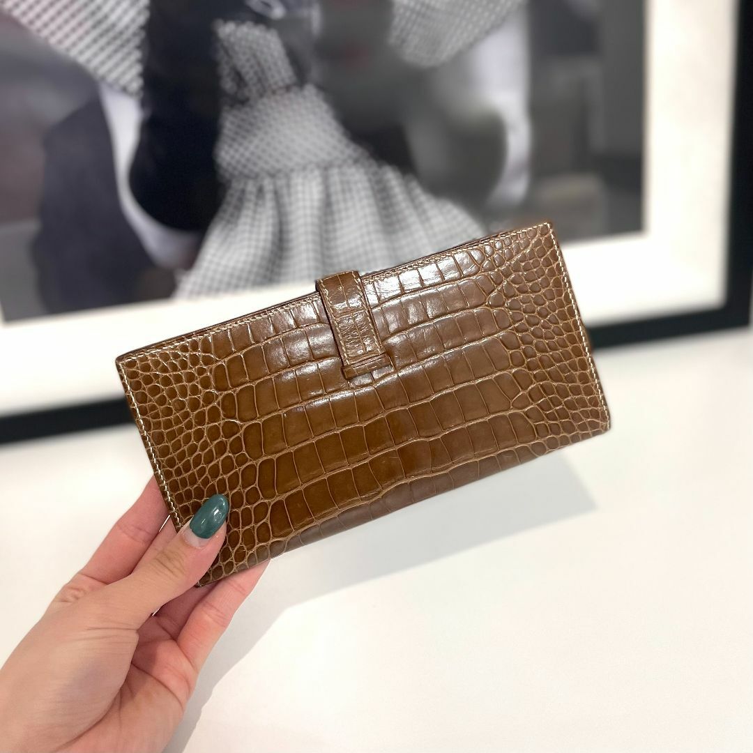 HERMES エルメス ベアン スフレ アリゲーター 長財布 - 小物 HERMES エルメス ベアン スフレ アリゲーター 長財布 - 小物