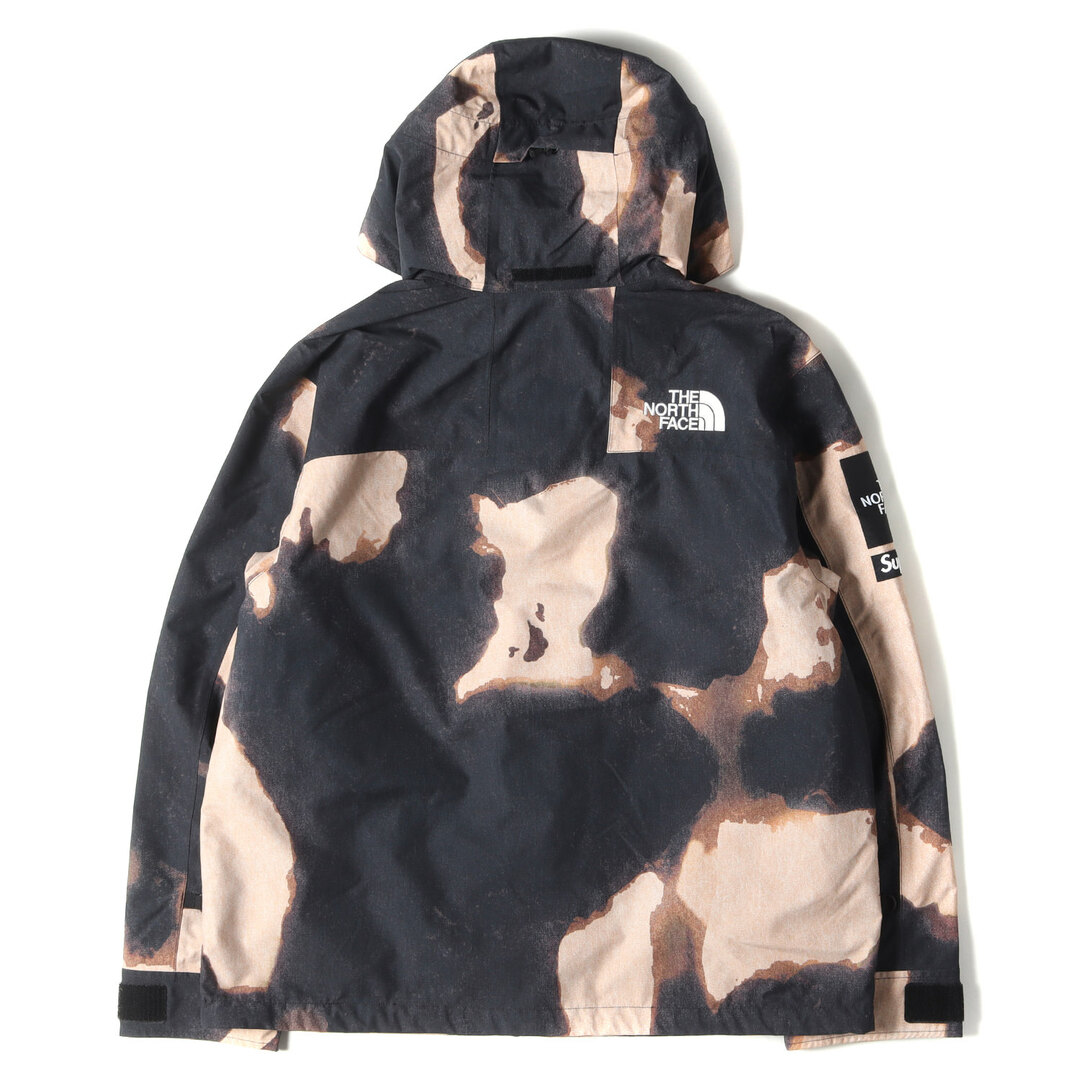 Supreme シュプリーム ジャケット サイズ:L THE NORTH FACE コラボ ブリーチデニム プリント マウンテンジャケット  Bleached Denim Print Mountain Jacket 21AW ブラック 黒 アウター ブルゾン マウンテンパーカー ...