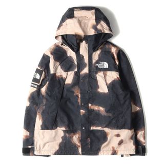 シュプリーム(Supreme)のSupreme シュプリーム ジャケット サイズ:L THE NORTH FACE コラボ ブリーチデニム プリント マウンテンジャケット Bleached Denim Print Mountain Jacket 21AW ブラック 黒 アウター ブルゾン マウンテンパーカー ブランド【メンズ】【中古】【美品】(マウンテンパーカー)