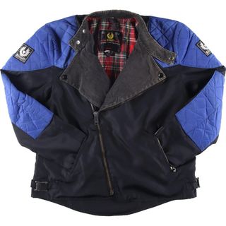 ベルスタッフ(BELSTAFF)の古着 70~80年代 ベルスタッフ Belstaff Outlaw アウトロー ナイロン ダブルライダースジャケット モーターサイクルジャケット 英国製 メンズL ヴィンテージ /evb001170(その他)