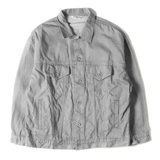 クーティー(COOTIE)のCOOTIE クーティー ジャケット サイズ:L 21SS 3rdタイプ オーバーサイズ デニム ジャケット Raza Denim Jacket グレー アウター ブルゾン 【メンズ】【中古】(Gジャン/デニムジャケット)