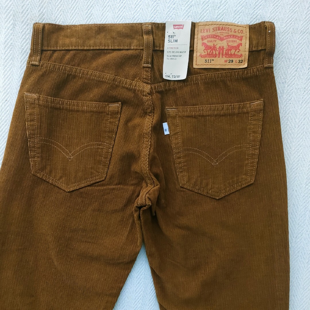 【新品未使用】LEVIS リーバイス511 SLIM コーデュロイパンツ W29