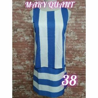 マリクワ(MARY QUANT) ノースリーブ ひざ丈ワンピース(レディース)の