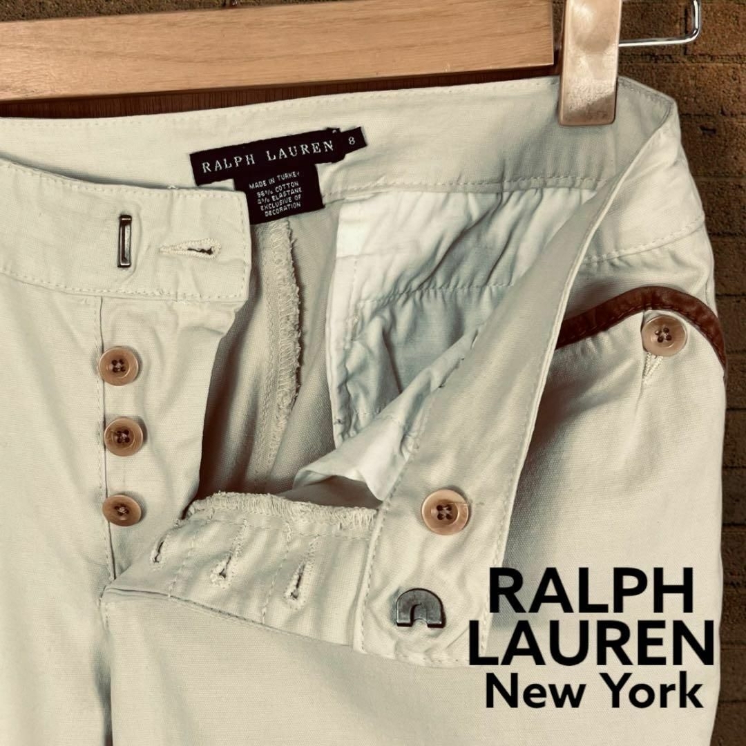 Ralph Lauren(ラルフローレン)の【ラルフローレン】チノパン ウエスタン スキニー スリム M ベージュ パンツ メンズのパンツ(チノパン)の商品写真