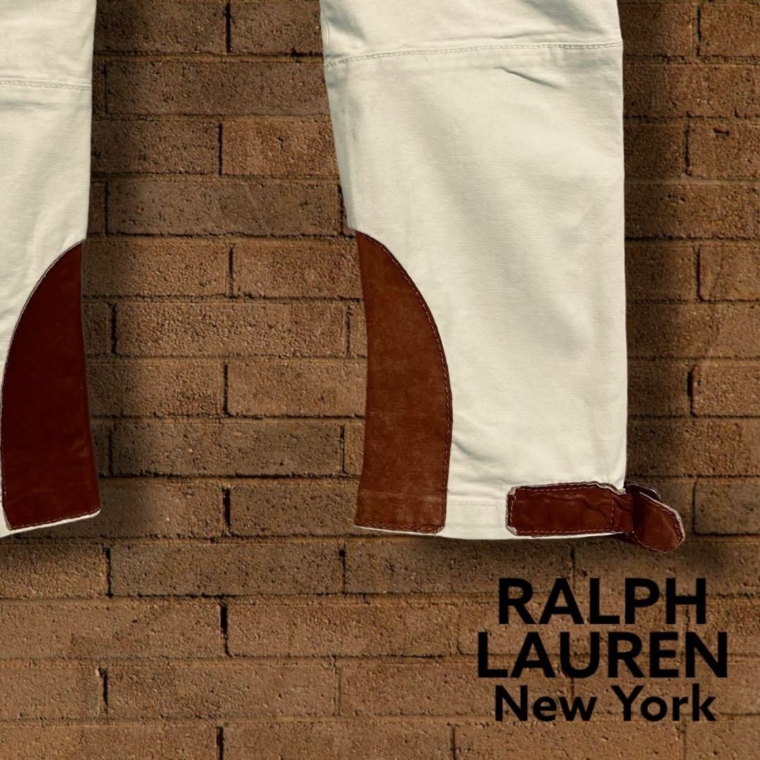 Ralph Lauren(ラルフローレン)の【ラルフローレン】チノパン ウエスタン スキニー スリム M ベージュ パンツ メンズのパンツ(チノパン)の商品写真