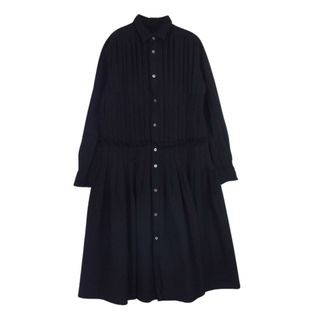 コムコムCOMME des GARCONSコムデギャルソン 袖ボーダーニット切替デニムワンピース【LOPA64993】