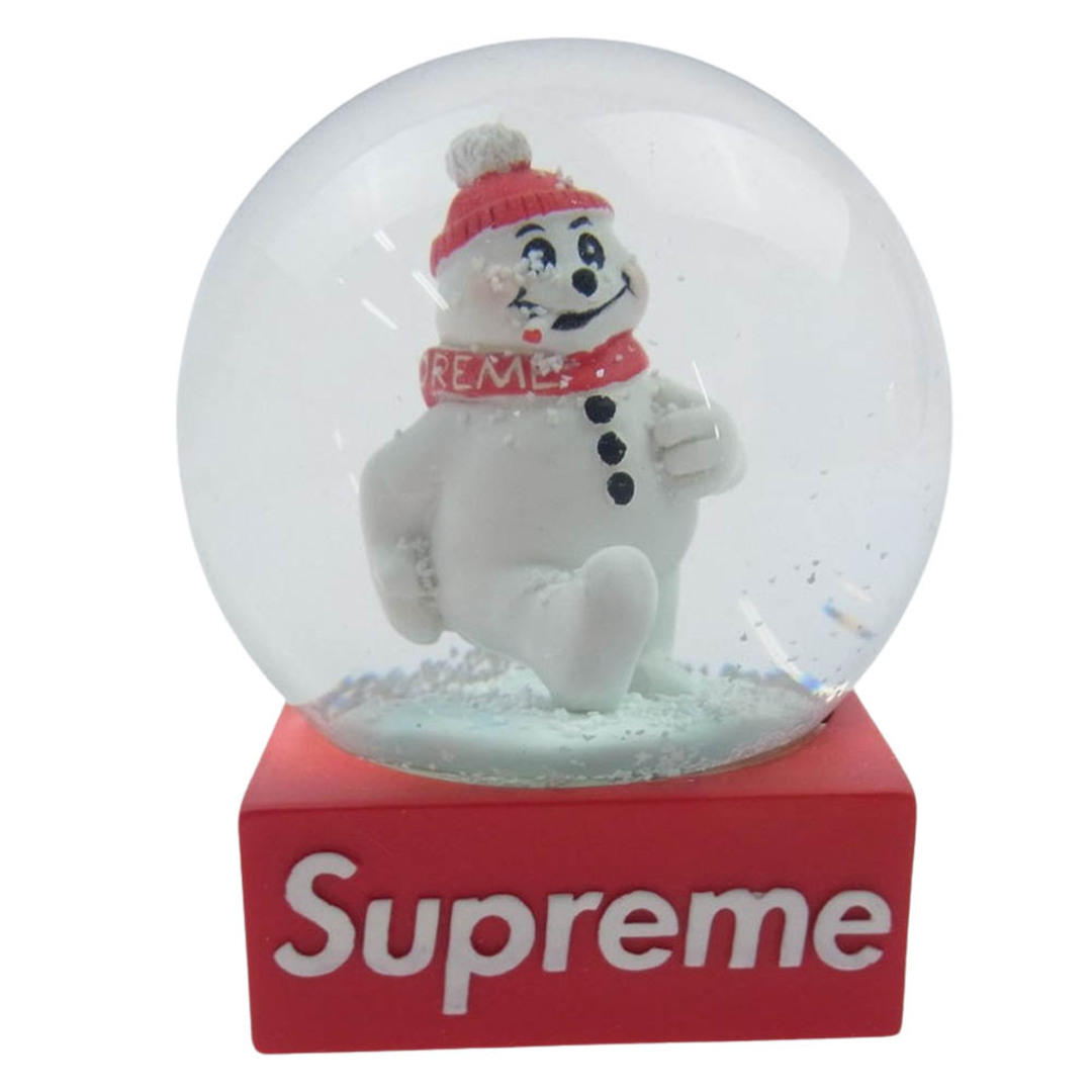 即納NEW Supreme - SUPREME Snowman Snowglobe スノードーム 赤 レッド