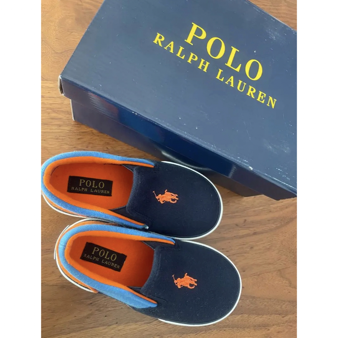 POLO RALPH LAUREN(ポロラルフローレン)の【新品未使用】ポロラルフローレン靴14.0cm キッズ/ベビー/マタニティのベビー靴/シューズ(~14cm)(スニーカー)の商品写真