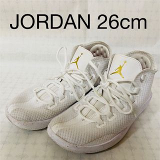 ジョーダン(Jordan Brand（NIKE）)の貴重JORDAN  REVEALリビール　26cm　ホワイトゴールド　スニーカー(スニーカー)