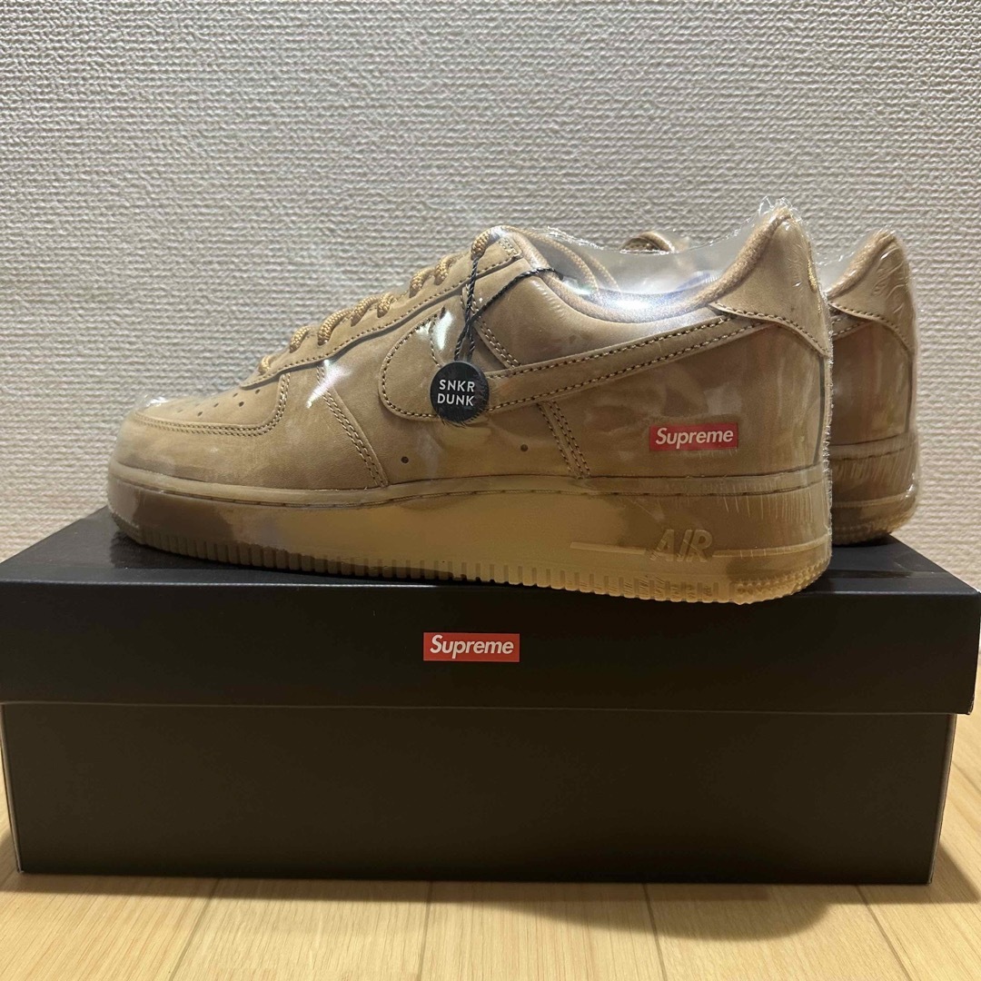 Supreme×Air Force 1 Low "Flax/Wheat" 4