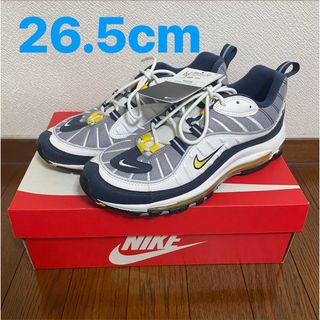 ナイキ(NIKE)のNIKE AIR MAX 98 26.5cm ナイキ エアマックス98 イエロー(スニーカー)