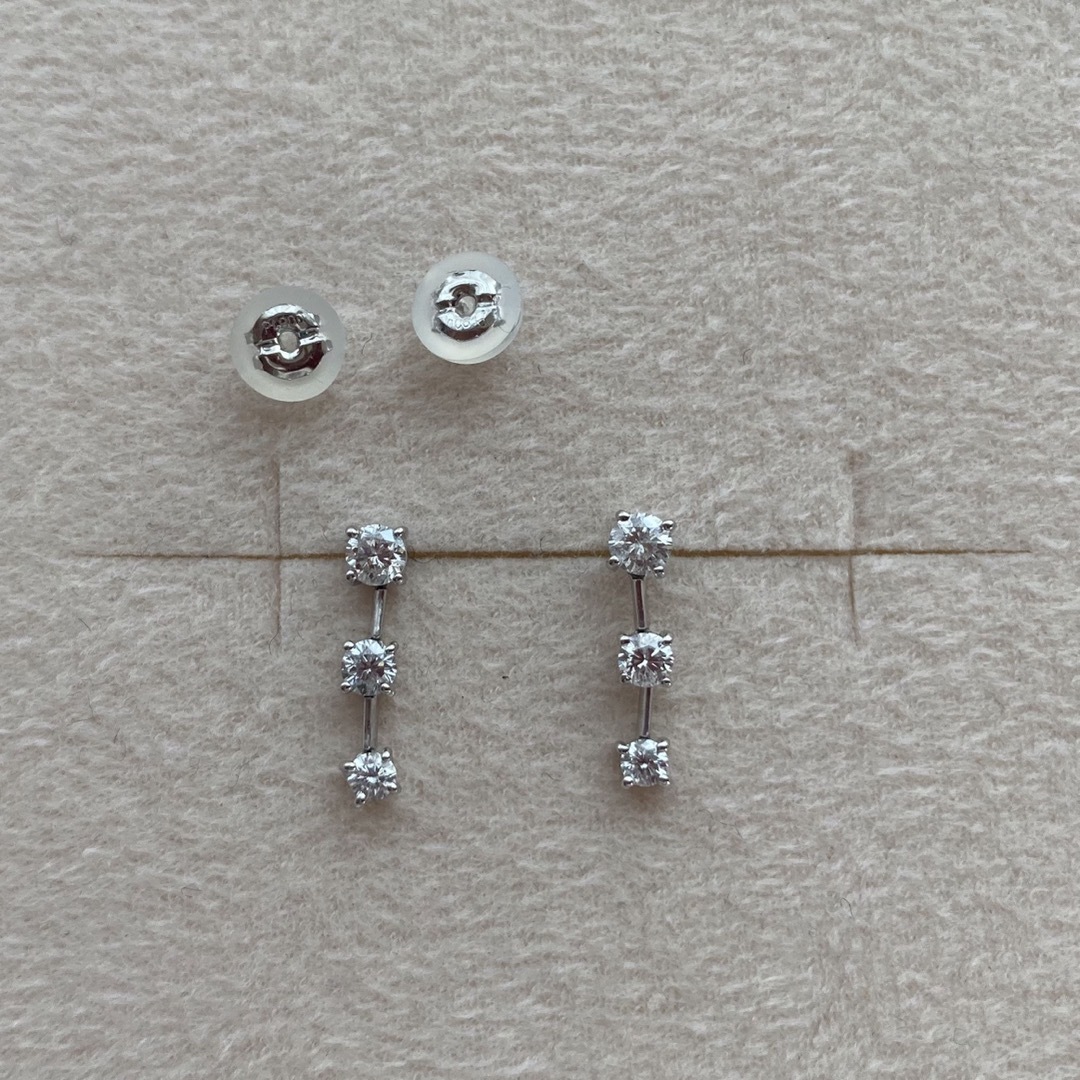 PT900 ダイヤモンドピアス　0.5ct