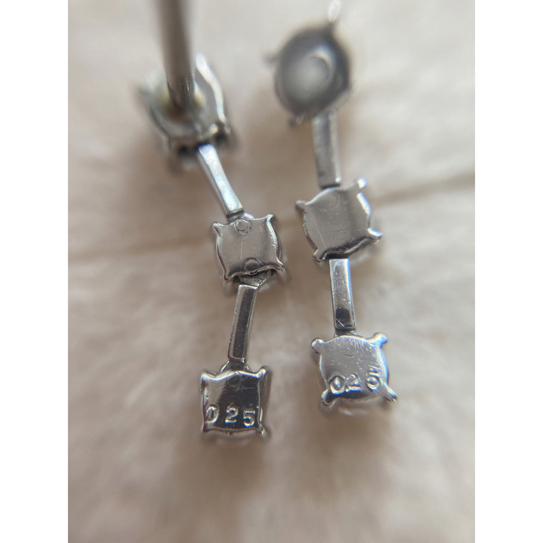 PT900 ダイヤモンドピアス　0.5ct