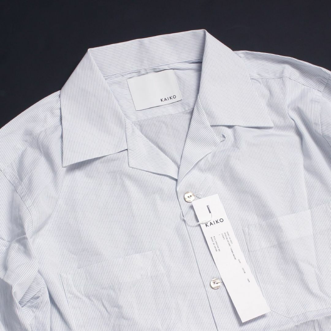 KAIKO(カイコー)の新品 KAIKO OPEN COLLAR SHIRT トーマスメイソン メンズのトップス(シャツ)の商品写真