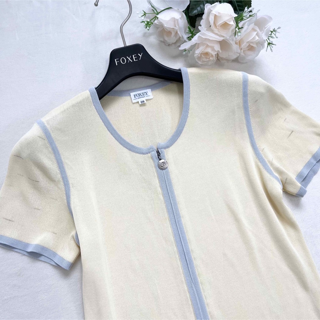 FOXY BOUTIQUE ワンピースセットアップ フォーマル 薄手 生成り 3