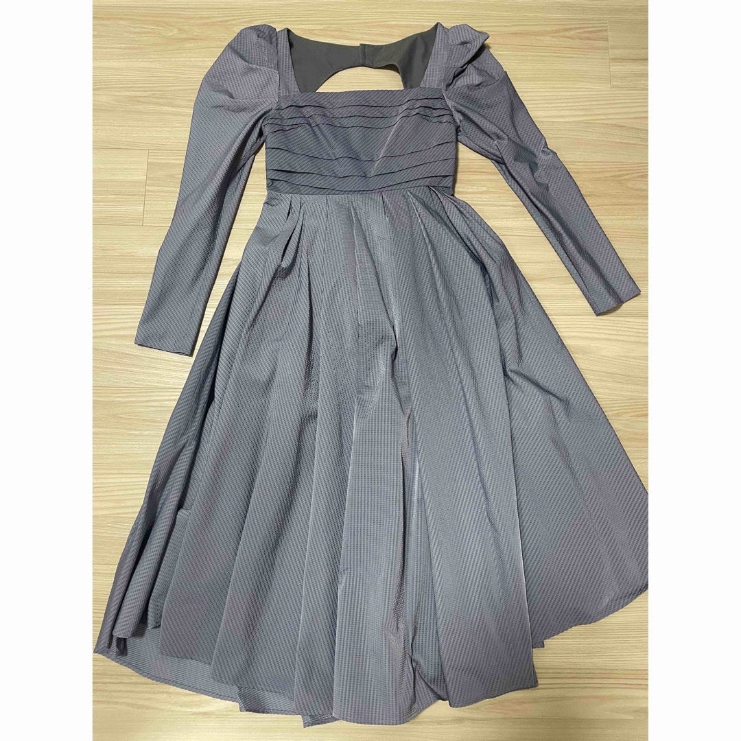 LE CIEL BLEU(ルシェルブルー)のルシェルブルー　Textured Empire Dress 34 レディースのワンピース(ロングワンピース/マキシワンピース)の商品写真