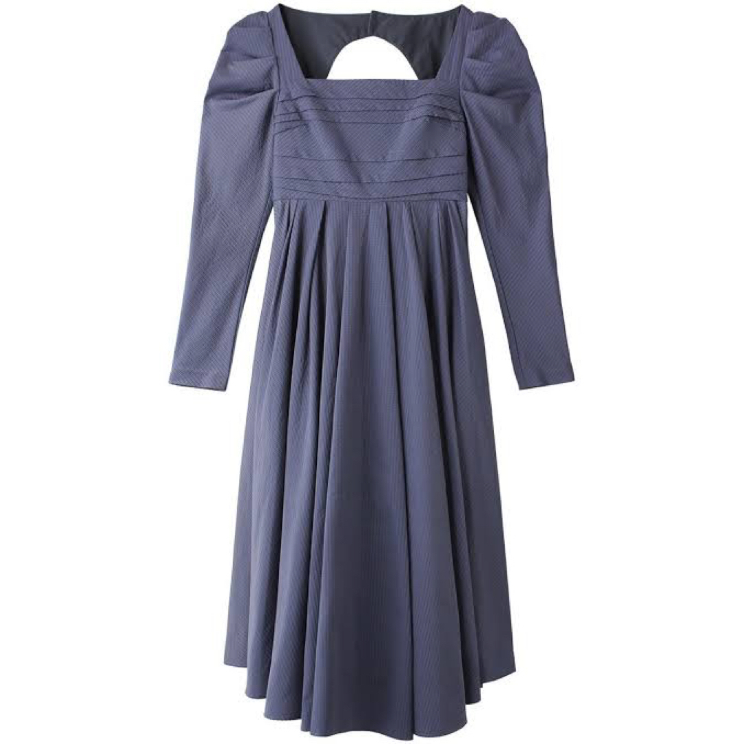 LE CIEL BLEU(ルシェルブルー)のルシェルブルー　Textured Empire Dress 34 レディースのワンピース(ロングワンピース/マキシワンピース)の商品写真