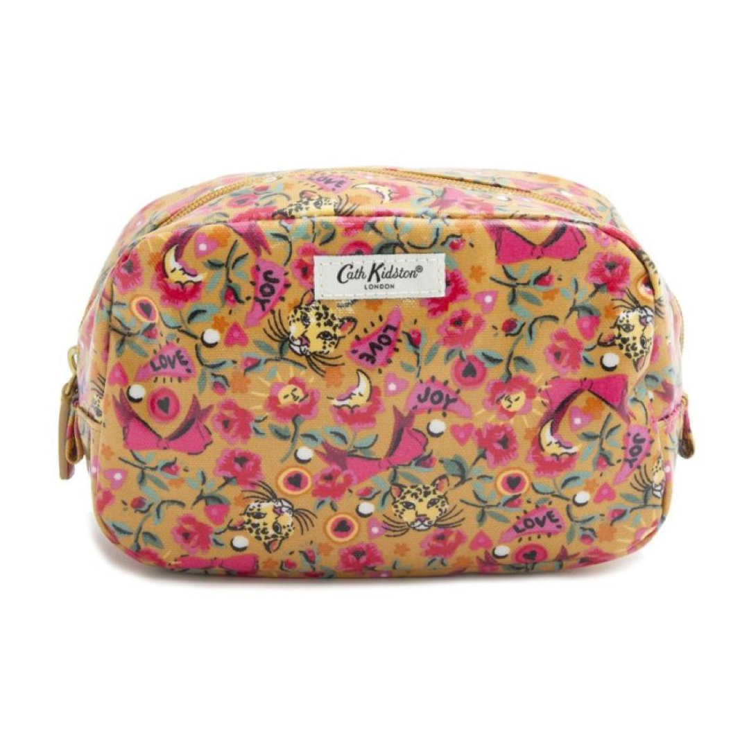 Cath Kidston(キャスキッドソン)の【新品】イエロー系　CathKidston ポーチ 化粧ポーチ レディースのファッション小物(ポーチ)の商品写真