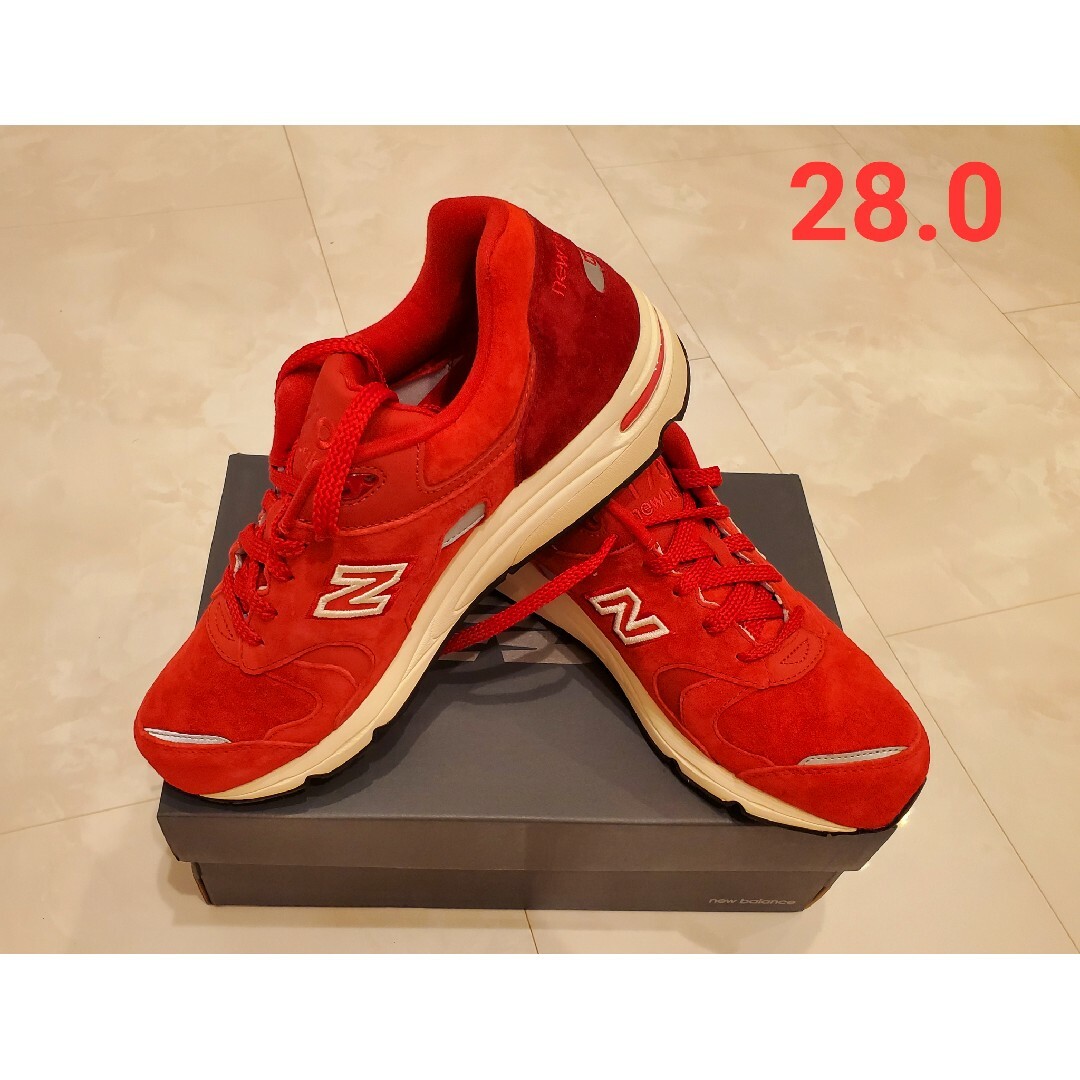 【28.0】KITH ×New Balance 1700 Rococco Red靴/シューズ