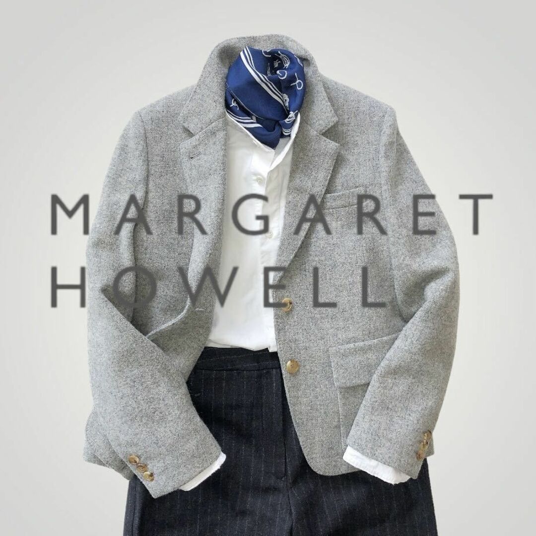 MARGARET HOWELL - [美品] マーガレットハウエル ウール テーラード