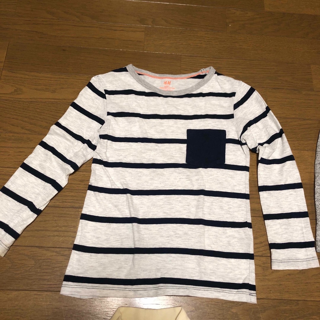 mont bell(モンベル)の【120】【モンベル】【H&M】ロンT 4枚セット キッズ/ベビー/マタニティのキッズ服男の子用(90cm~)(Tシャツ/カットソー)の商品写真