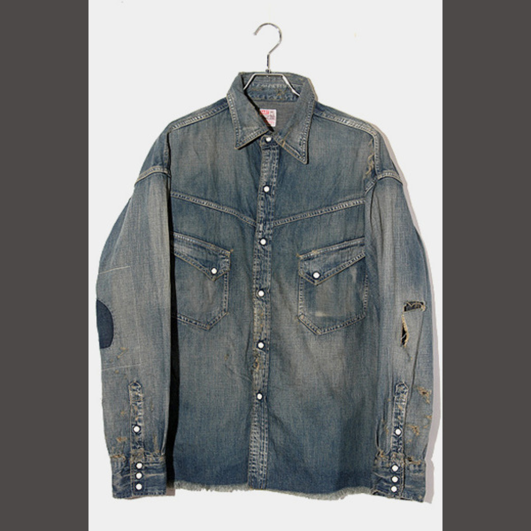 other - 未使用品 23AW セントマイケル DENIM SHIRT デニムシャツ Lの