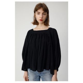 マウジー(moussy)の【MOUSSY】 SQUARE NECK ブラウス(シャツ/ブラウス(長袖/七分))