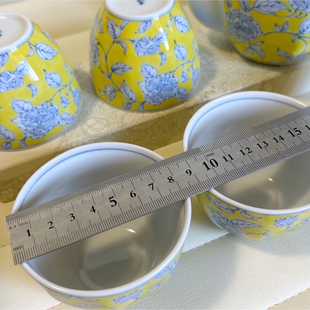 たち吉 - たち吉 橘吉 茶器セット 急須 湯呑みセット 黄地唐草 たち吉 - たち吉 橘吉 茶器セット 急須 湯呑みセット 黄地唐草