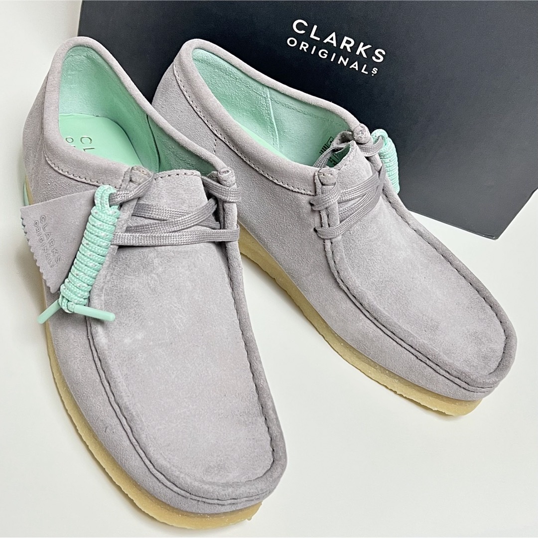 Clarks   cm 新品 クラークス Wallabee ワラビー Clarks グレーの