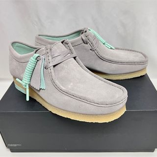 Clarks - 25cm 新品 クラークス Wallabee ワラビー Clarks グレーの Clarks - 25cm 新品 クラークス Wallabee ワラビー Clarks グレーの