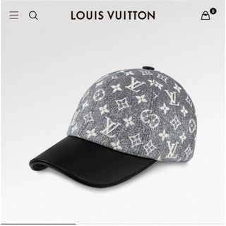 ルイヴィトン(LOUIS VUITTON)の【Louis vuitton ヴィトン】キャップ・モノグラム ジャカード デニム(キャップ)