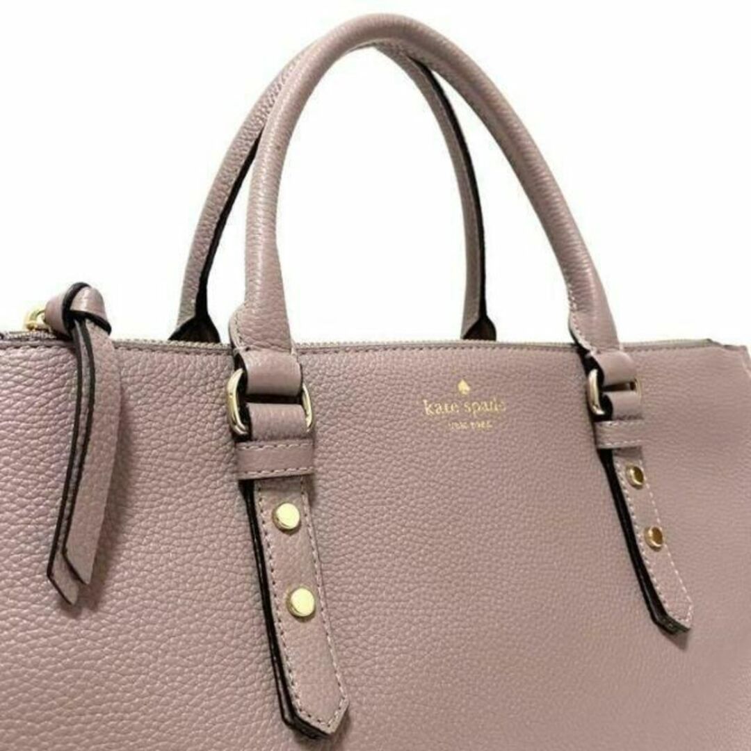 【定価5.0万】kate spade 2WAYショルダーバッグ ピンクベージュ