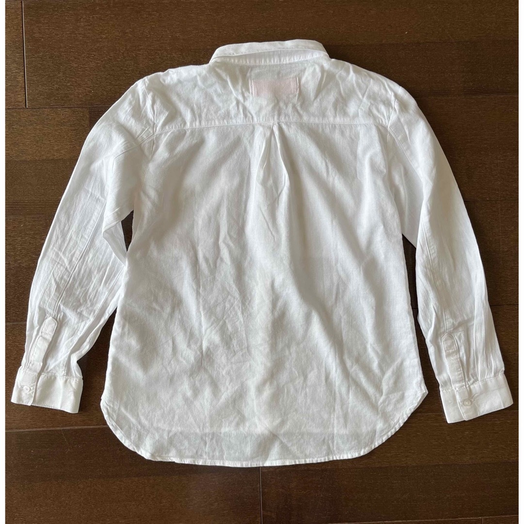 ZARA KIDS(ザラキッズ)のZARA 白シャツ　140 キッズ/ベビー/マタニティのキッズ服男の子用(90cm~)(ブラウス)の商品写真