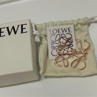 専用) LOEWE ブローチ　箱あり　アナグラムブローチ　GOLD